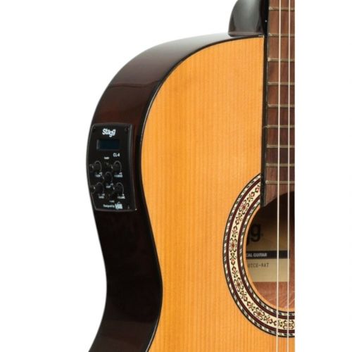 Гитара электроакустическая STAGG N SCL60 TCE-NAT